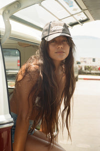 Hermosa Fuzzy Logo Hat - Charcoal