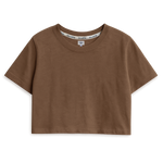 Everyday Crop Tee - Café