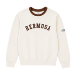 Hermosa Varsity Crewneck Cream